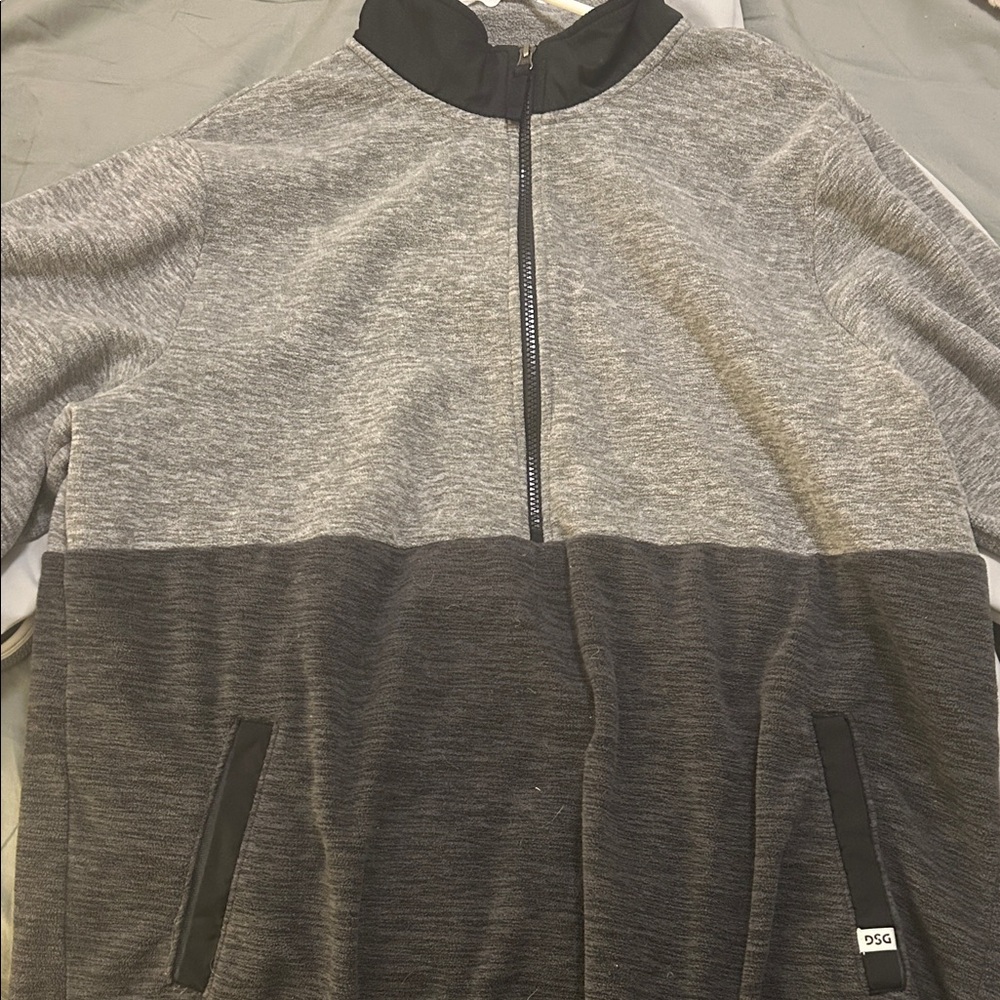 DSG Men's Two-Tone Zip-Up Sweater